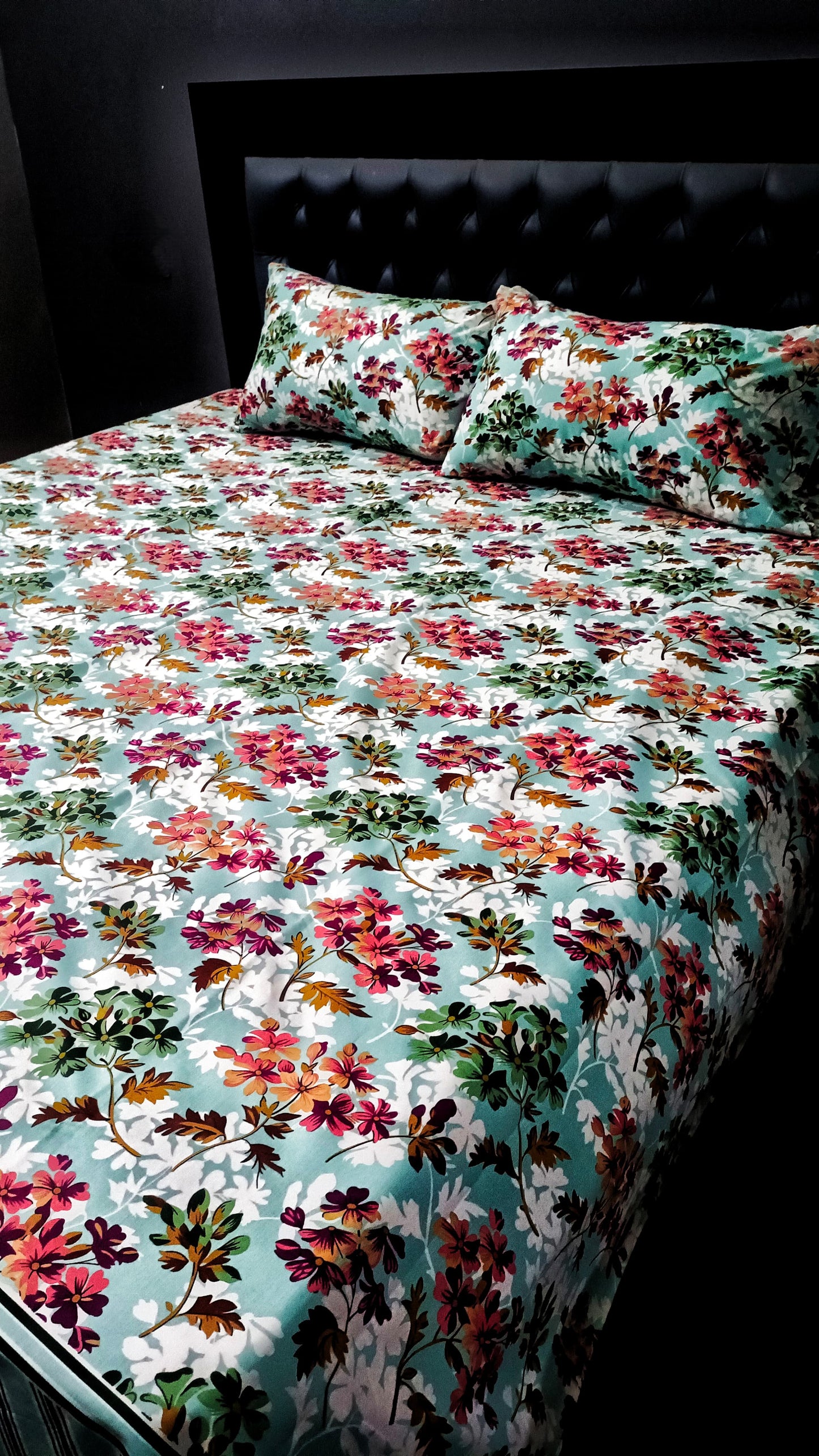 Pure Cotton Floral Bedsheet