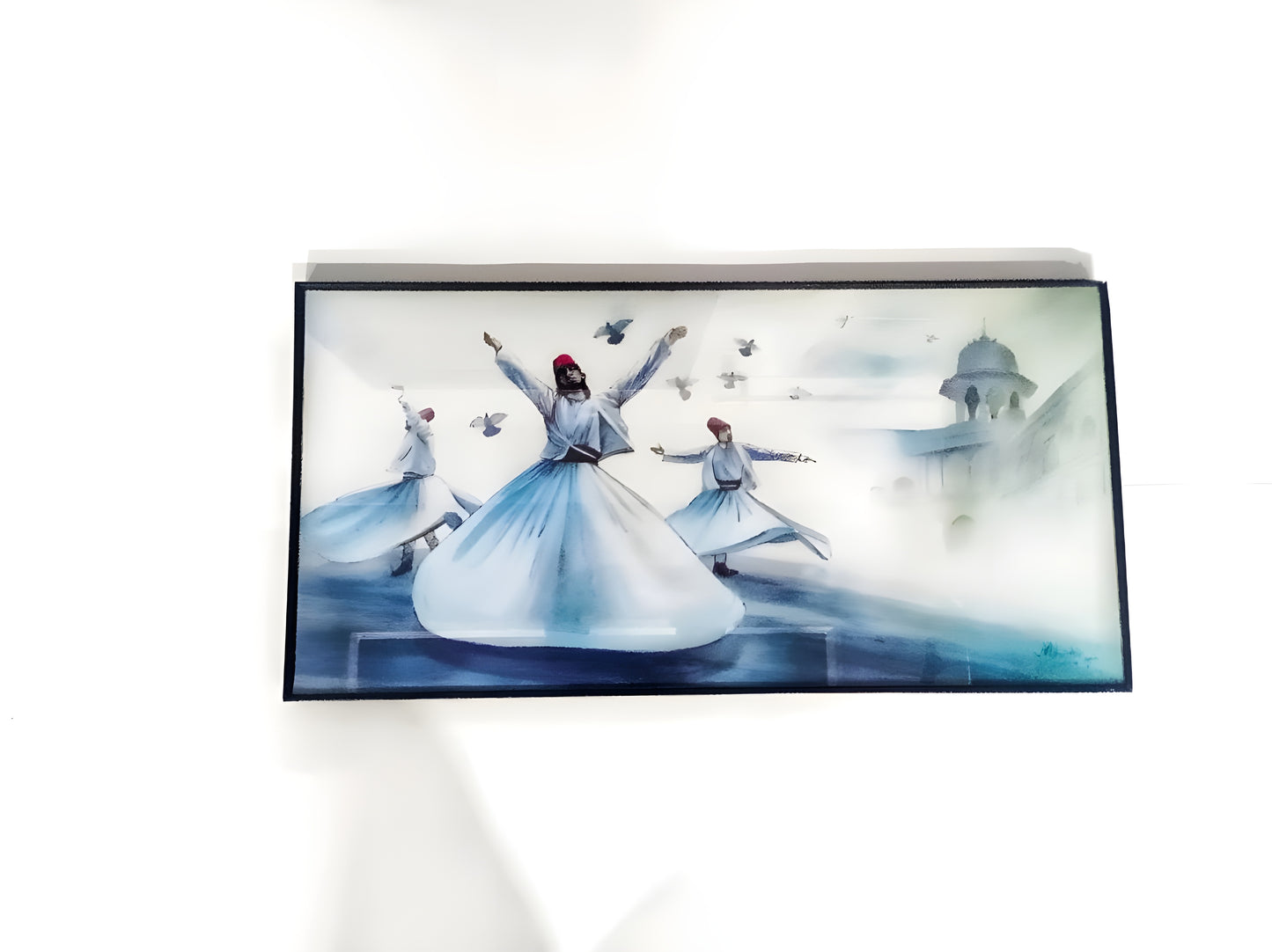 Three Sufi Men Dancing Wall Art