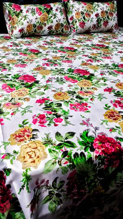 Floral Bedsheet