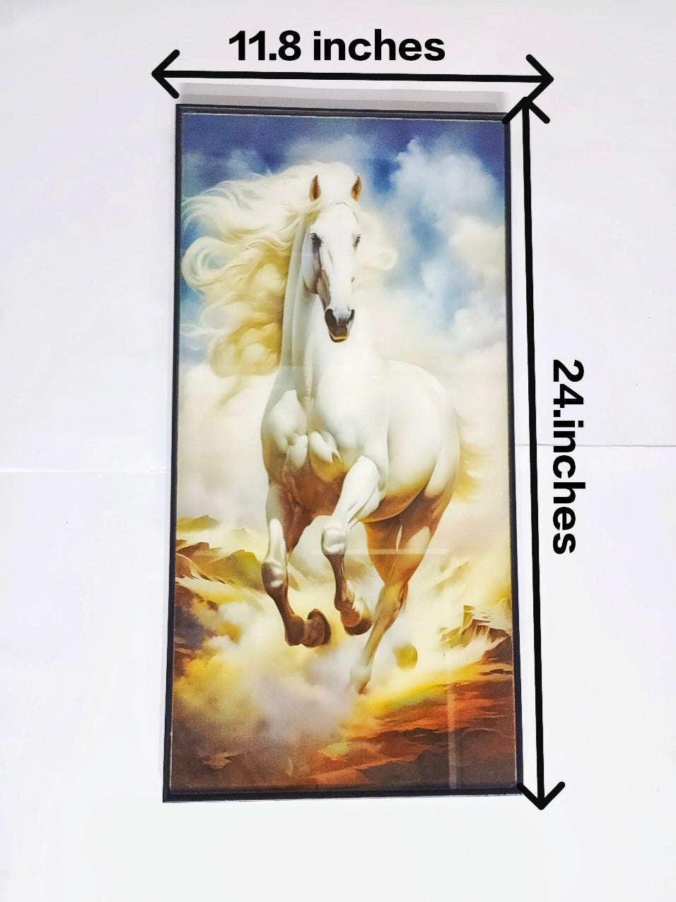 Horse Running in Desert Mountains